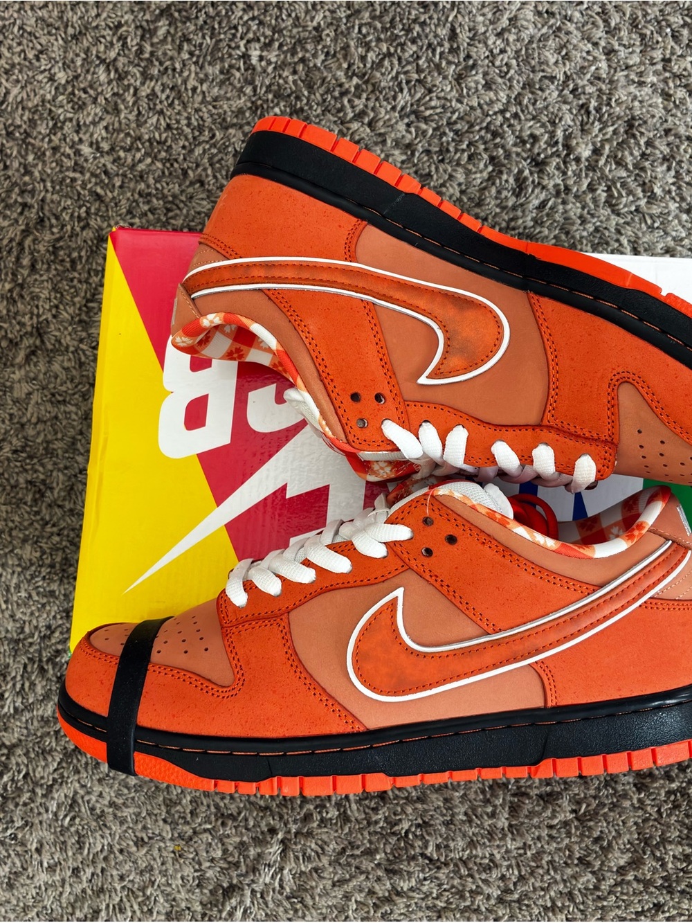 Nike SB Dunk Low ‘Orange Lobster’ Sz 10.5